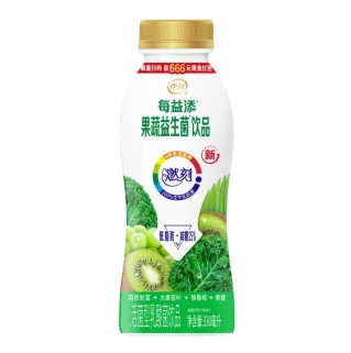 330ml伊利每益添燃刻纤体小绿瓶益生菌果蔬饮品