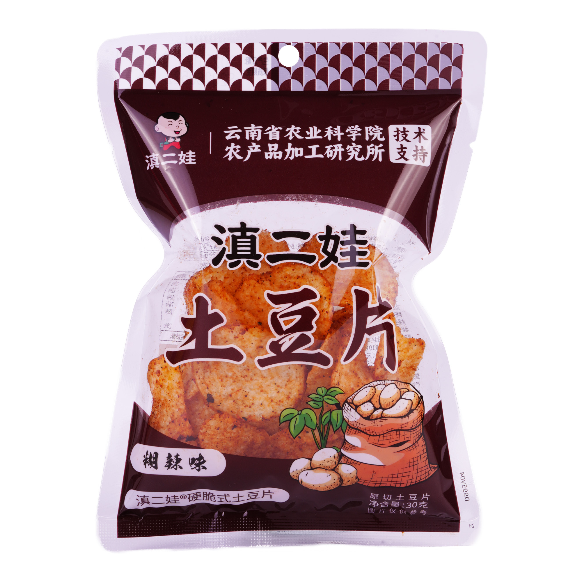 滇二娃土豆片糊辣味30g