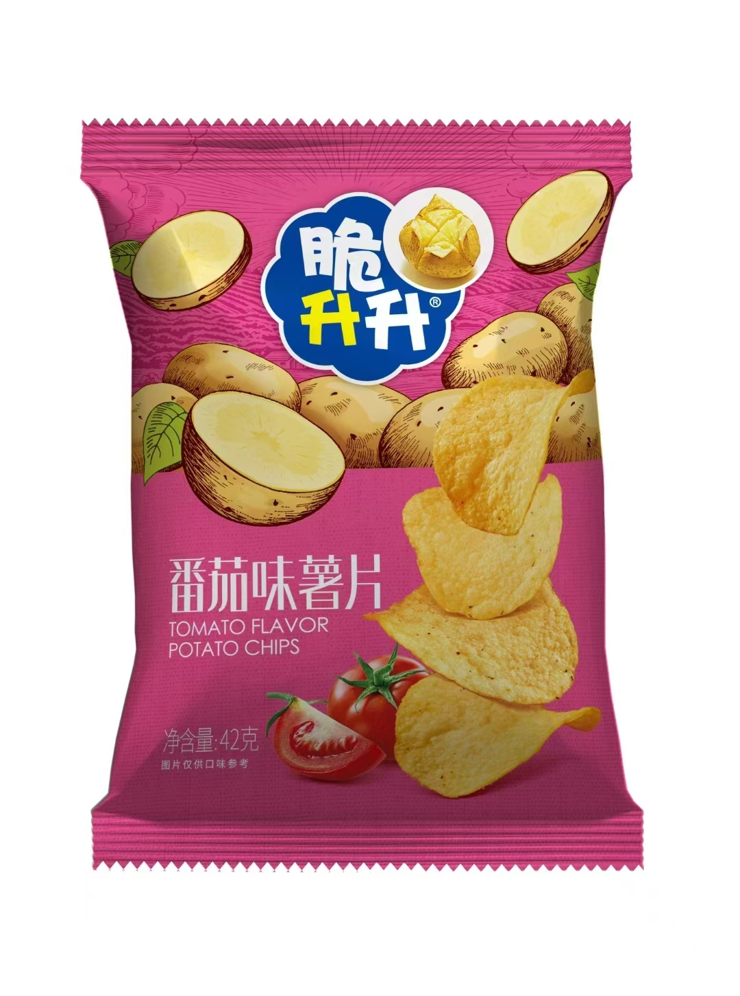 脆升升番茄味薯片42g