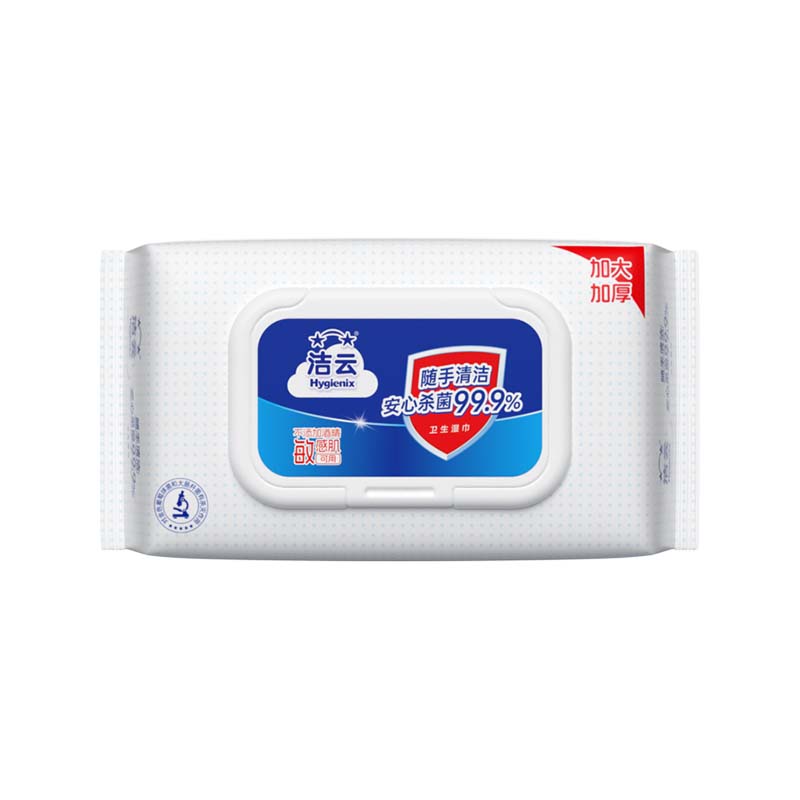 洁云卫生湿巾80片