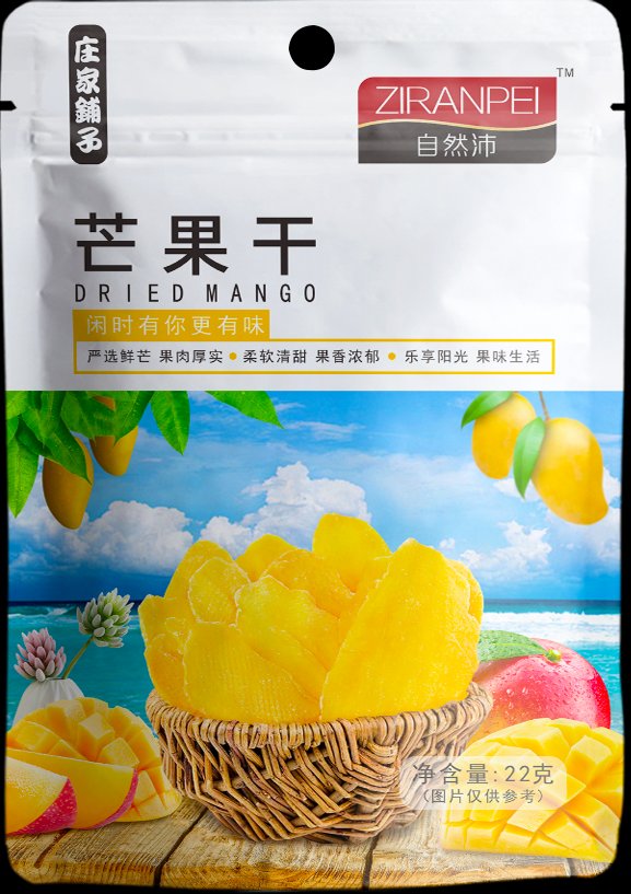 庄家铺子自然沛芒果干22g