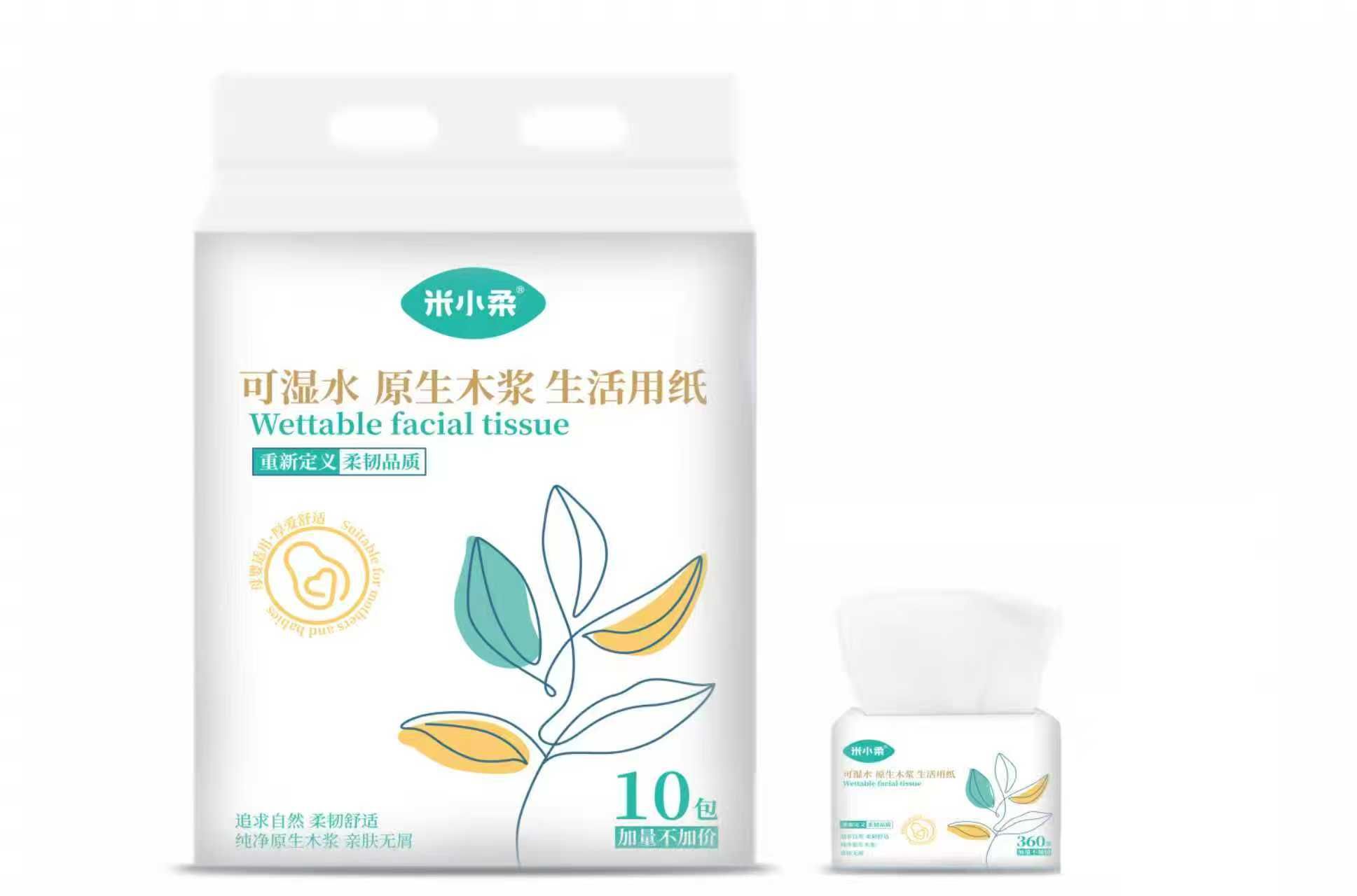 米小柔MXR-017生活用纸10包 360张（单包）