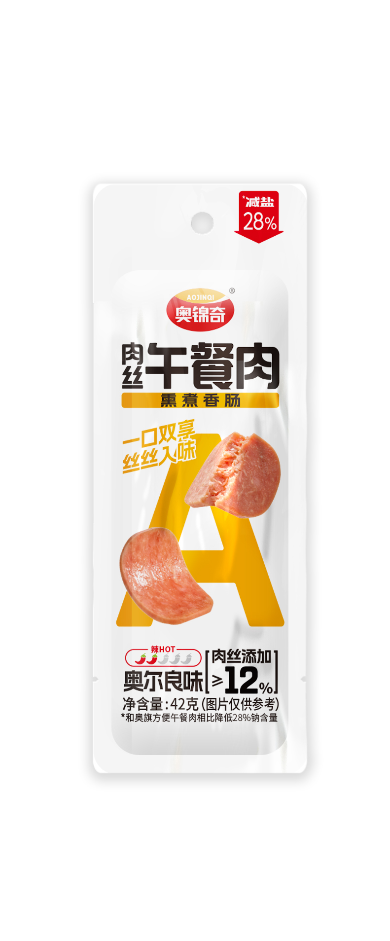 奥锦奇午餐肉奥尔良味42g