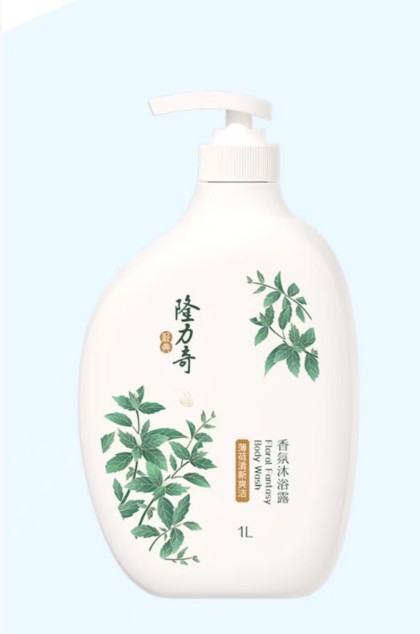 隆力奇薄荷爽肤沐浴露1L