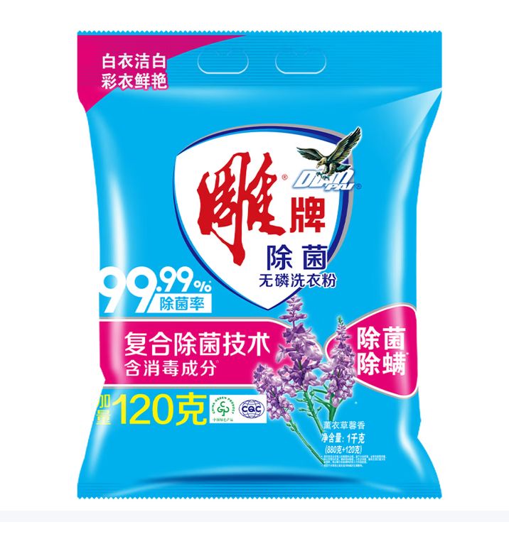 雕牌除菌无磷洗衣粉1000g
