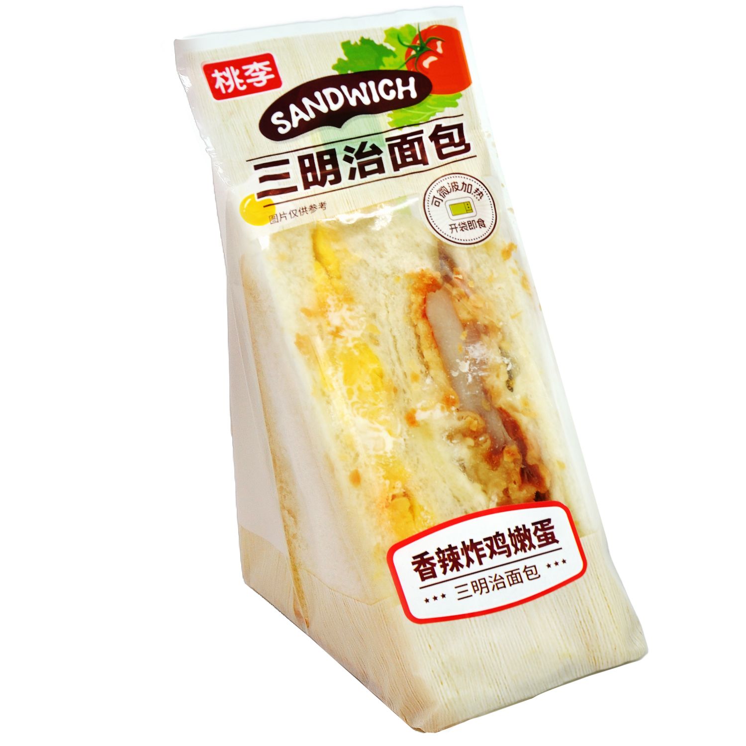 香辣炸鸡嫩蛋三明治120g
