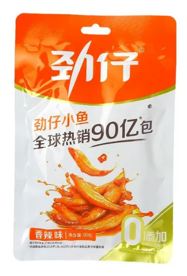 劲仔香辣味小鱼60g