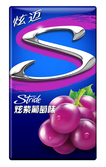 炫迈炫紫葡萄味无糖口香糖50.4g