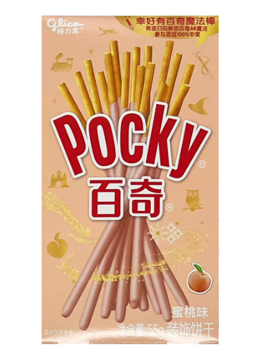 格力高百奇蜜桃味装饰饼干55g