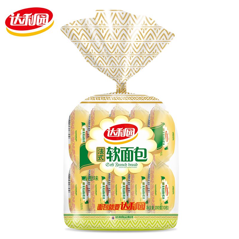 达利园软面包香橙味200g