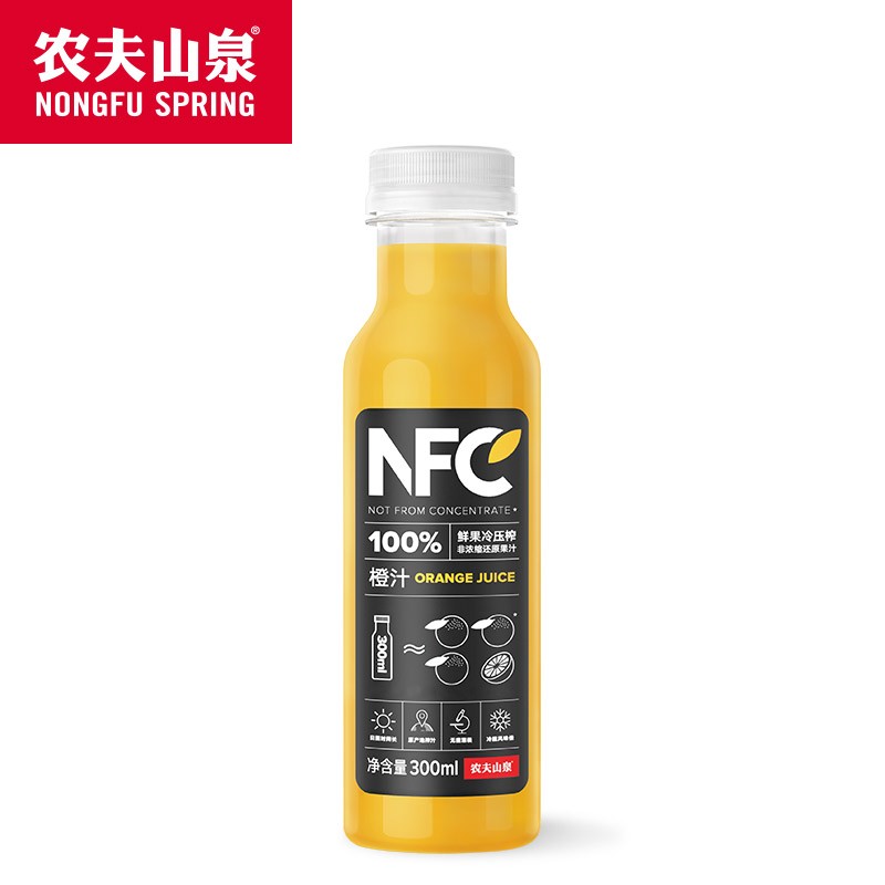 农夫山泉300NFC橙