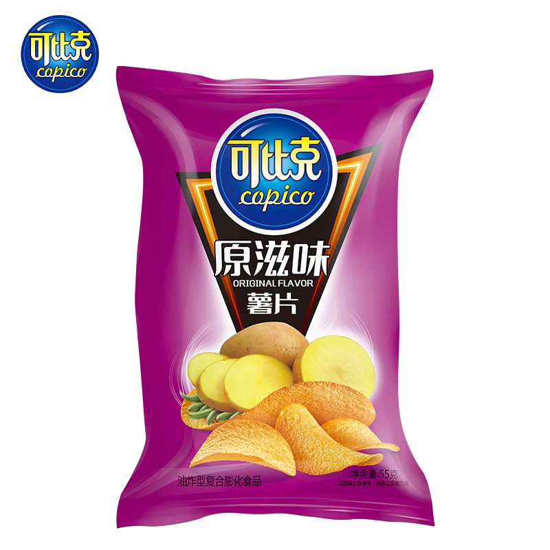 可比克原滋味薯片55g