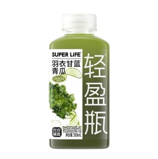 310ml光合植造轻盈瓶-羽衣甘蓝青瓜混合果蔬汁饮品