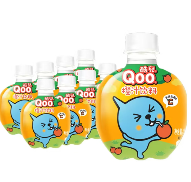 酷儿橙汁塑料260ml