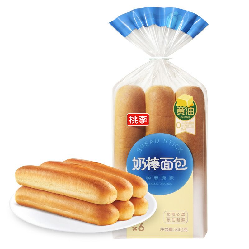 奶棒面包240g