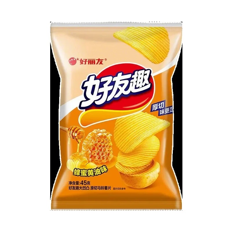 好丽友好友趣大凹凸 蜂蜜黄油味 45g