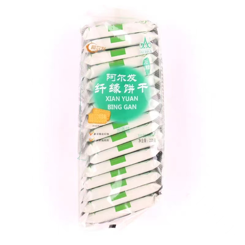 阿尔发纤缘饼干(葱香味)225g无糖