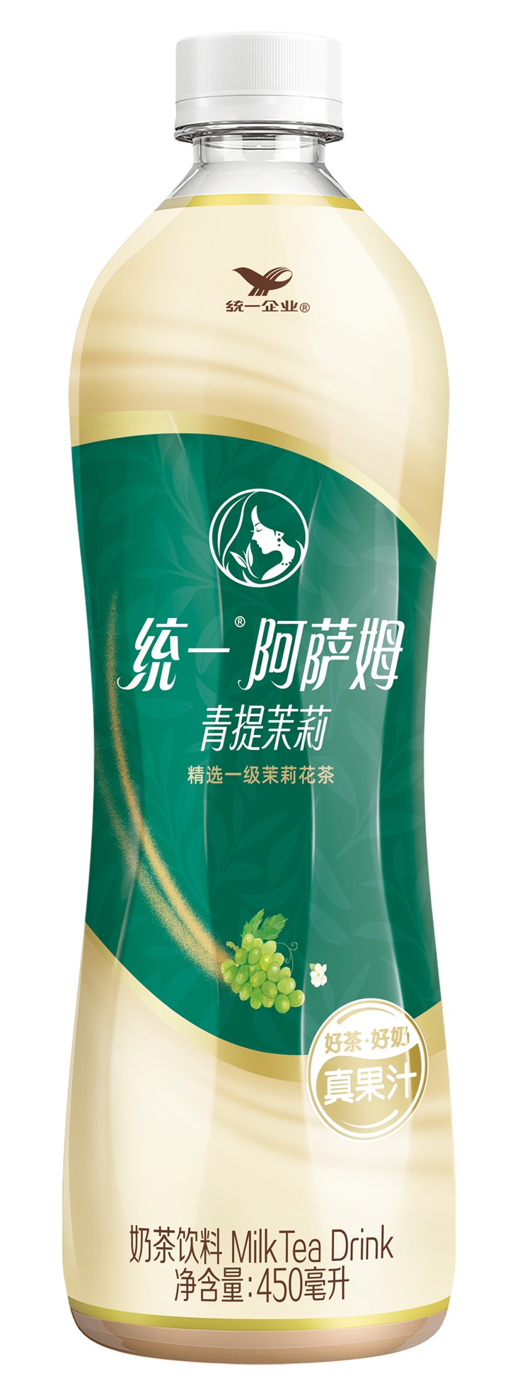 统一阿萨姆青提茉莉450ml