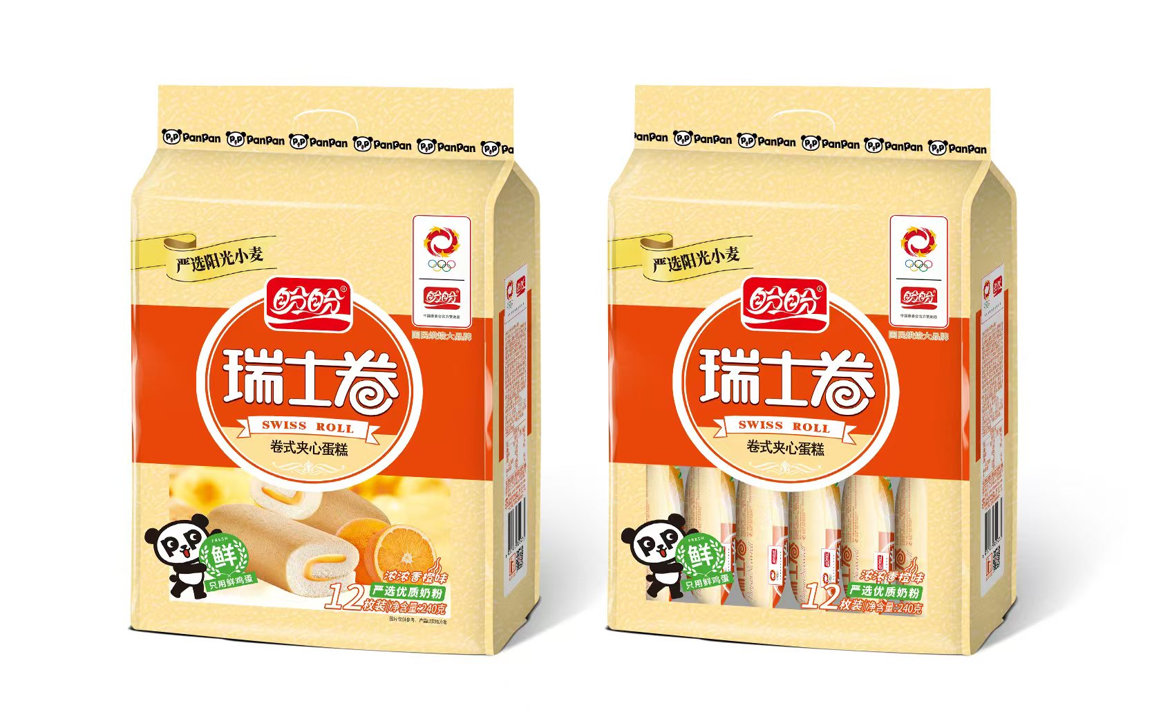 盼盼瑞士卷香橙味240g