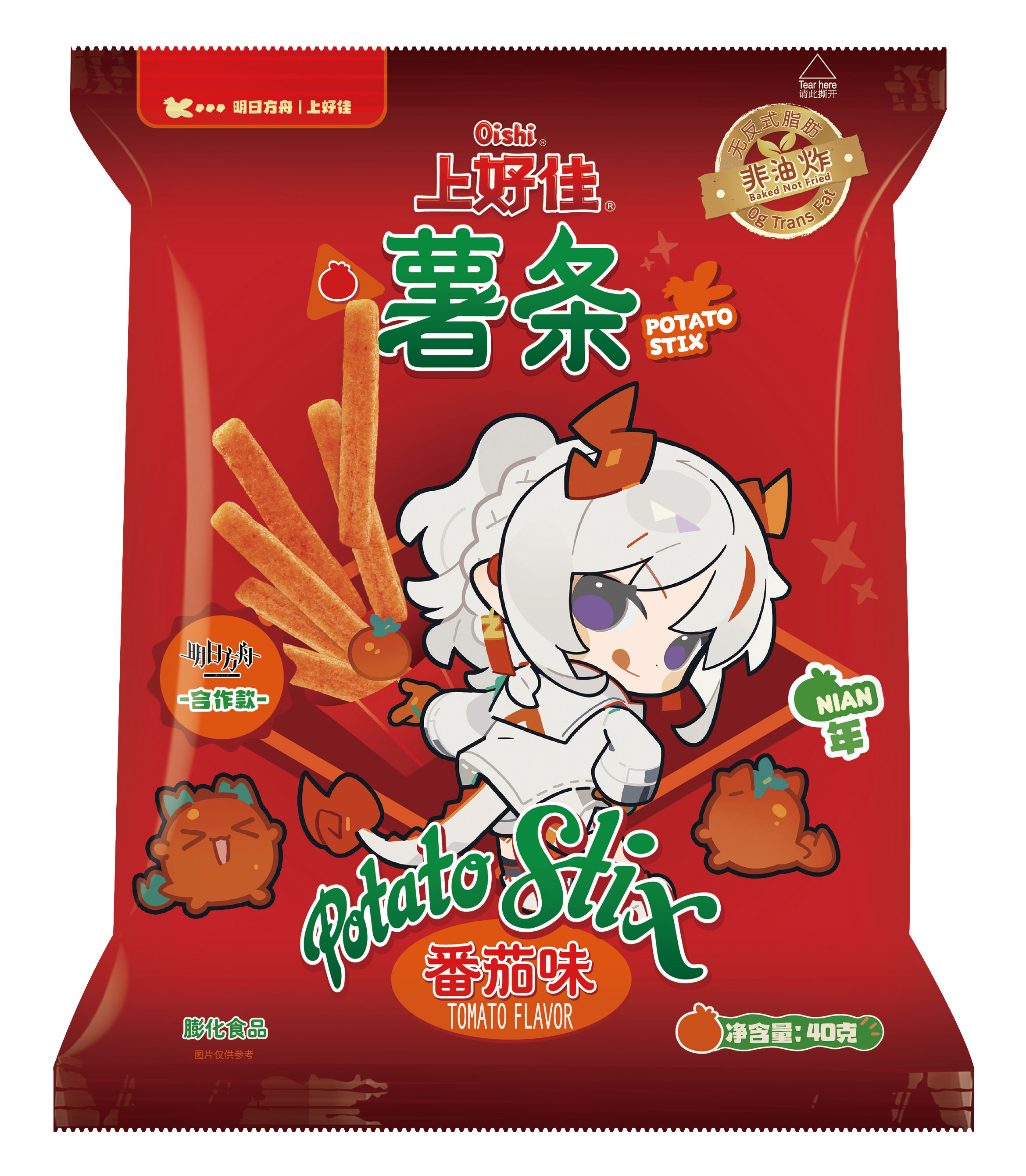 上好佳中薯条番茄40g