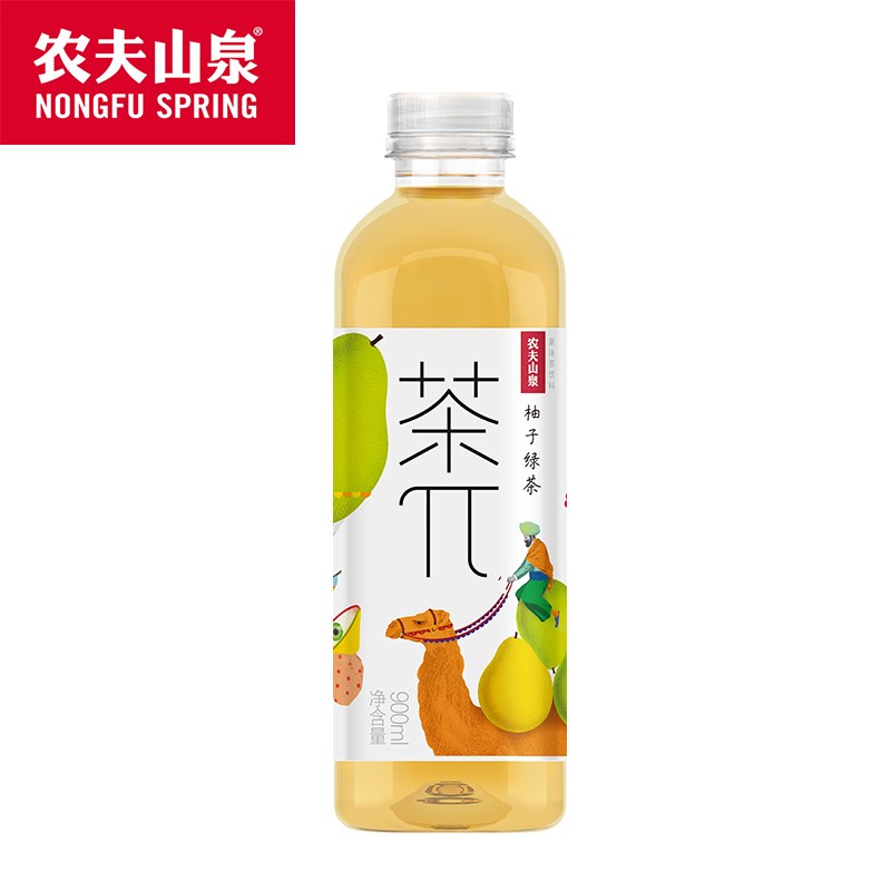 农夫山泉茶π柚子绿茶900ml
