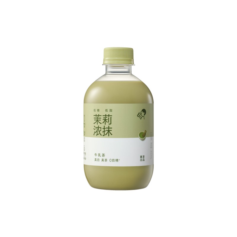喜茶茉莉浓抹牛乳茶350ml