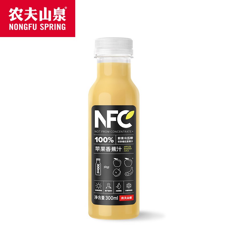 农夫山泉300NFC苹果香蕉