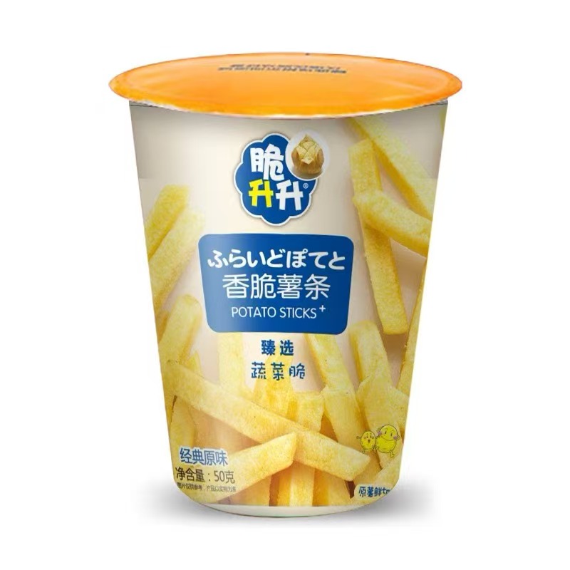 脆升升杯装薯条原味50g