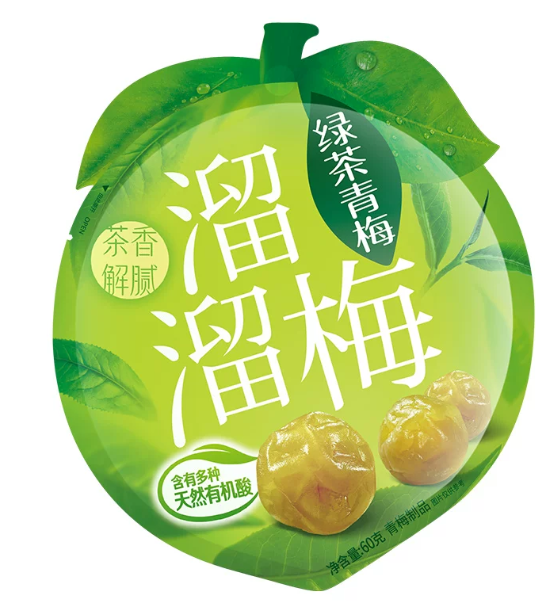 溜溜绿茶梅60g