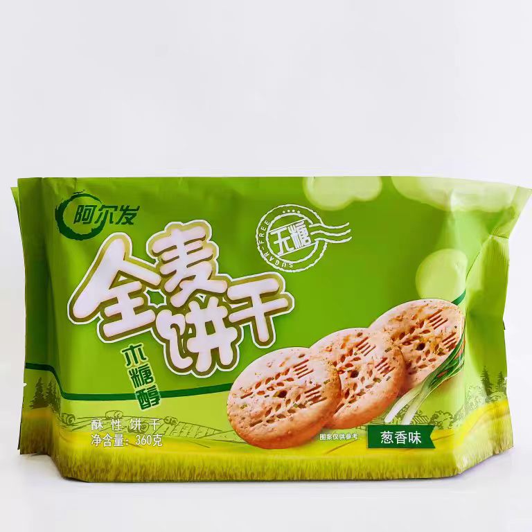 阿尔发木糖醇全麦饼干360g