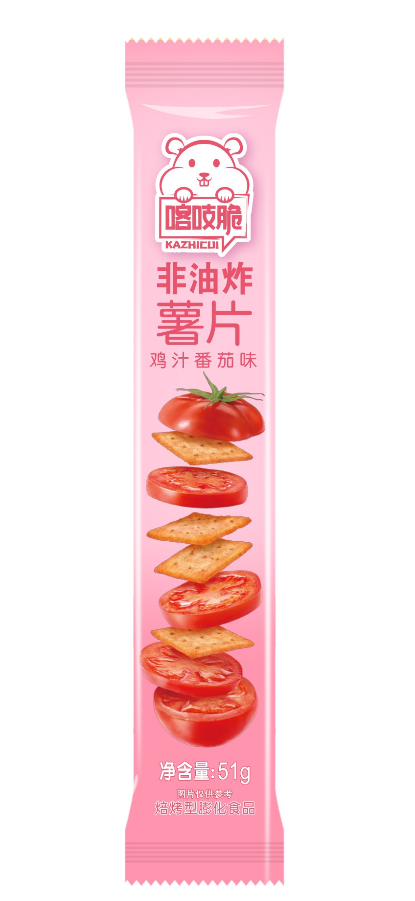 洽洽鸡汁番茄嘎吱脆薯片51g