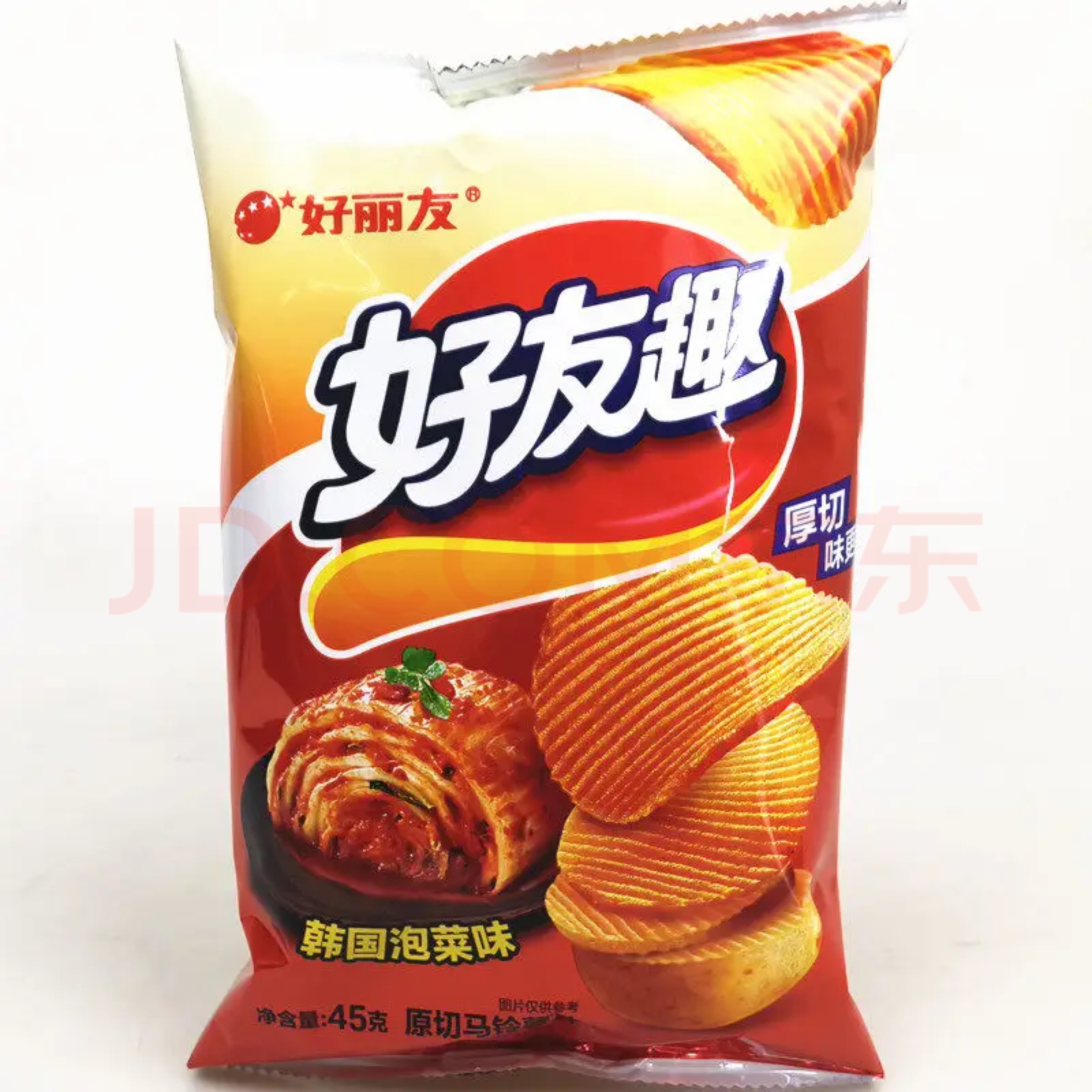 好丽友好友趣韩国泡菜味45克
