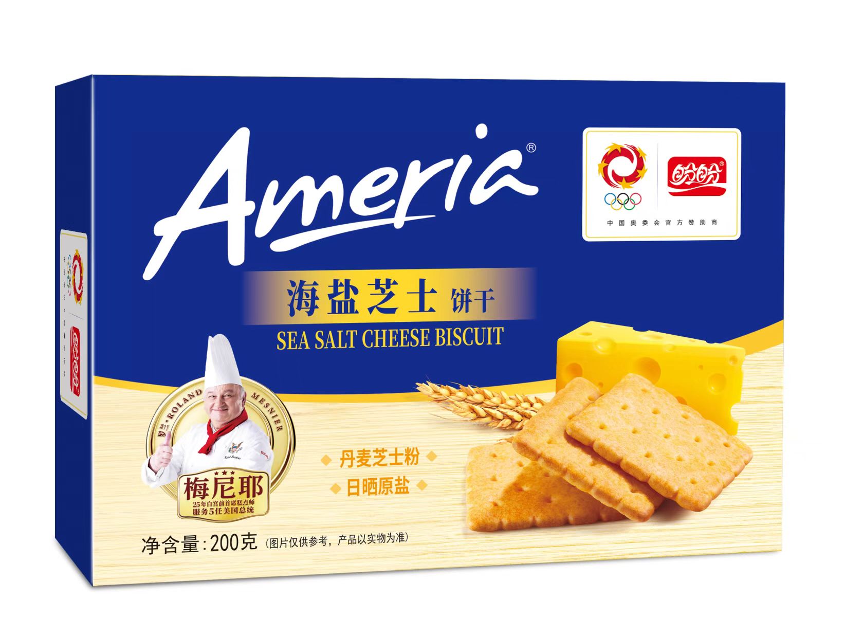 盼盼梅尼耶海盐芝士饼干200g