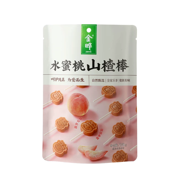 金晔水蜜桃山楂棒108g
