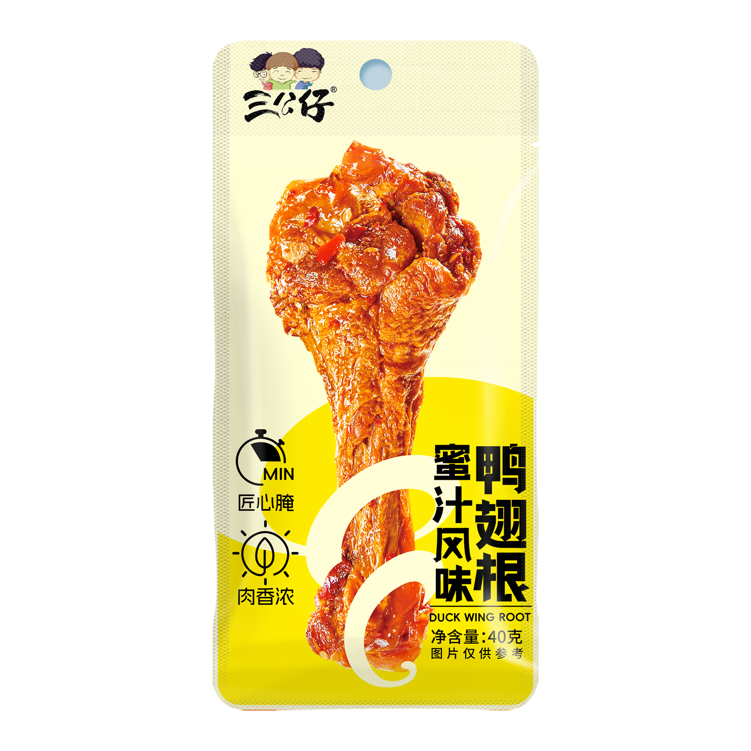三公仔鸭翅根蜜汁味40g
