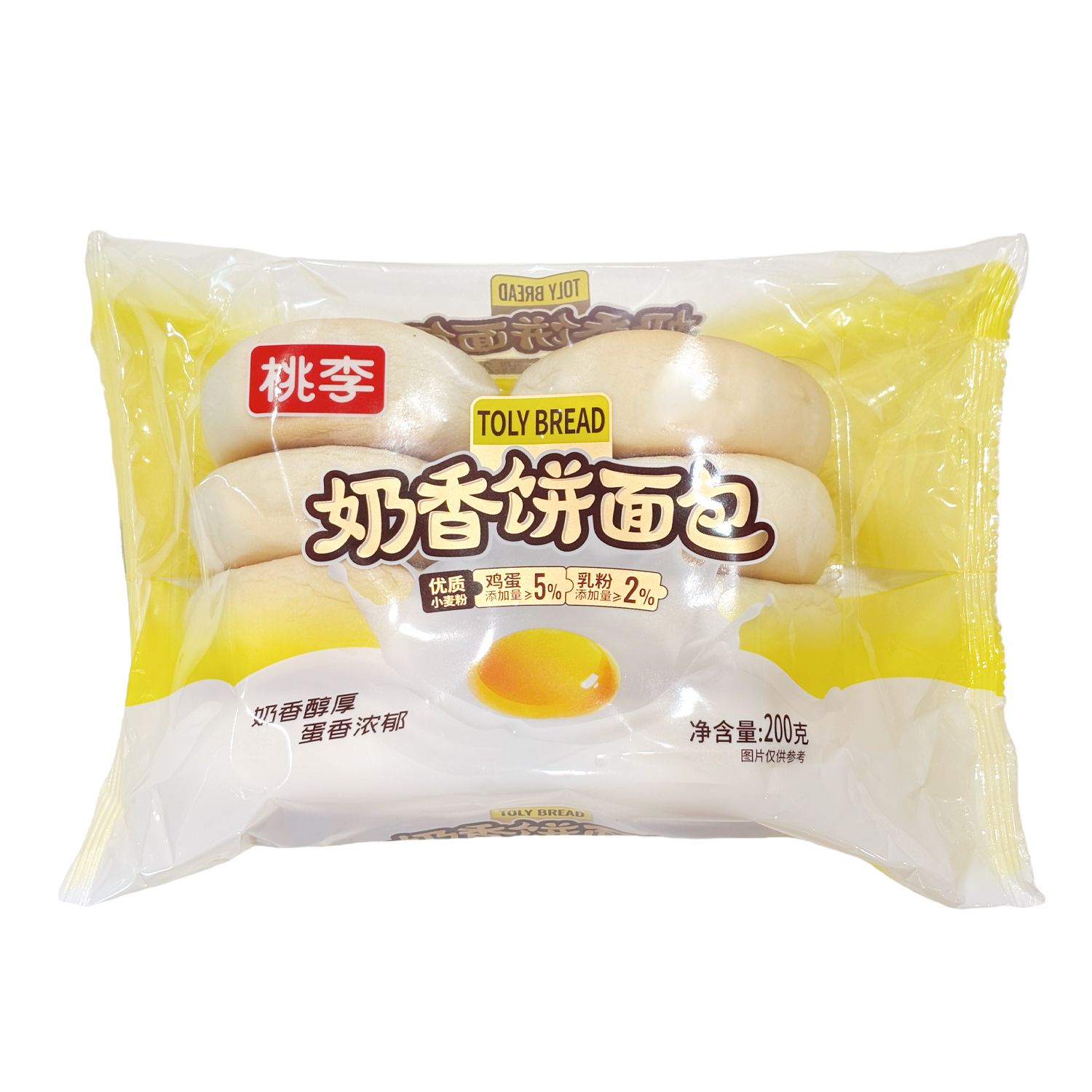 奶香饼面包200g