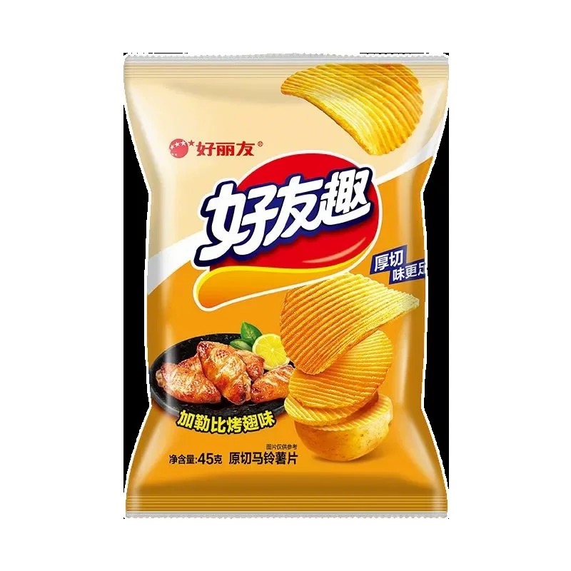 好丽友好友趣加勒比烤翅味45克