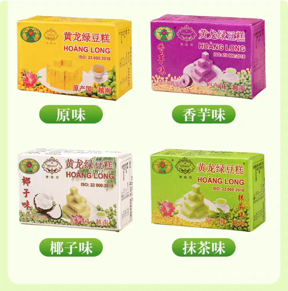 黄龙绿豆糕椰子味200g