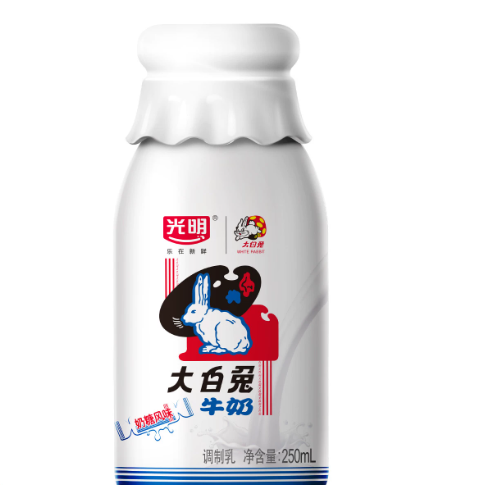 光明大白兔奶糖风味牛奶250ml