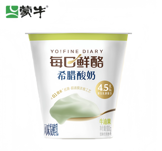 蒙牛冠益乳每日鲜酪牛油果味100g
