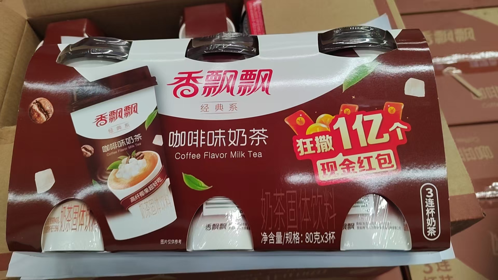 香飘飘咖啡味奶茶80克