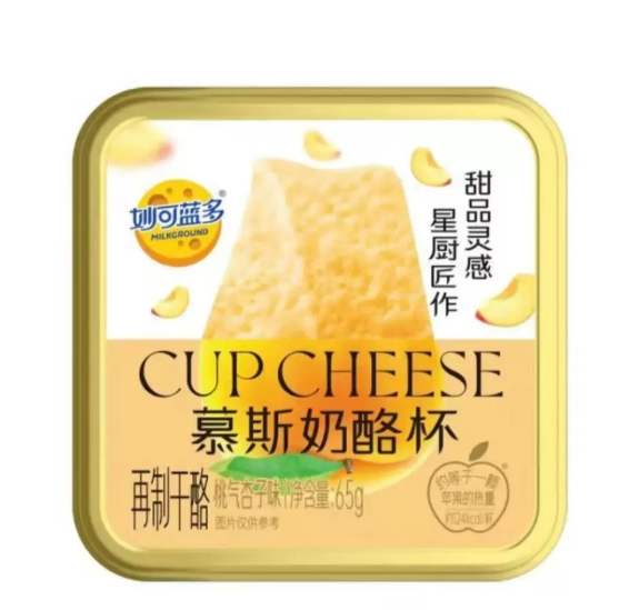 妙可蓝多慕斯奶酪杯桃气杏子65g