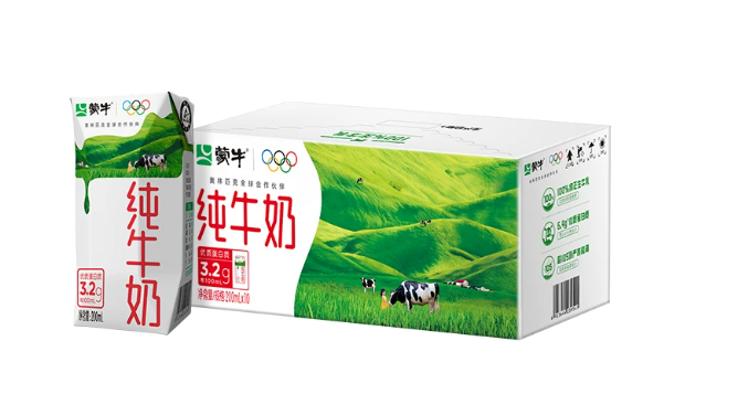蒙牛纯牛奶尊享200ml