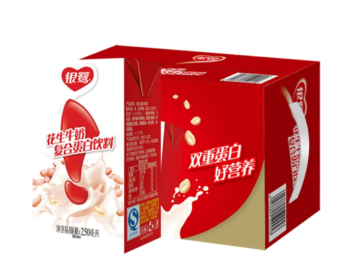银鹭花生牛奶250ml