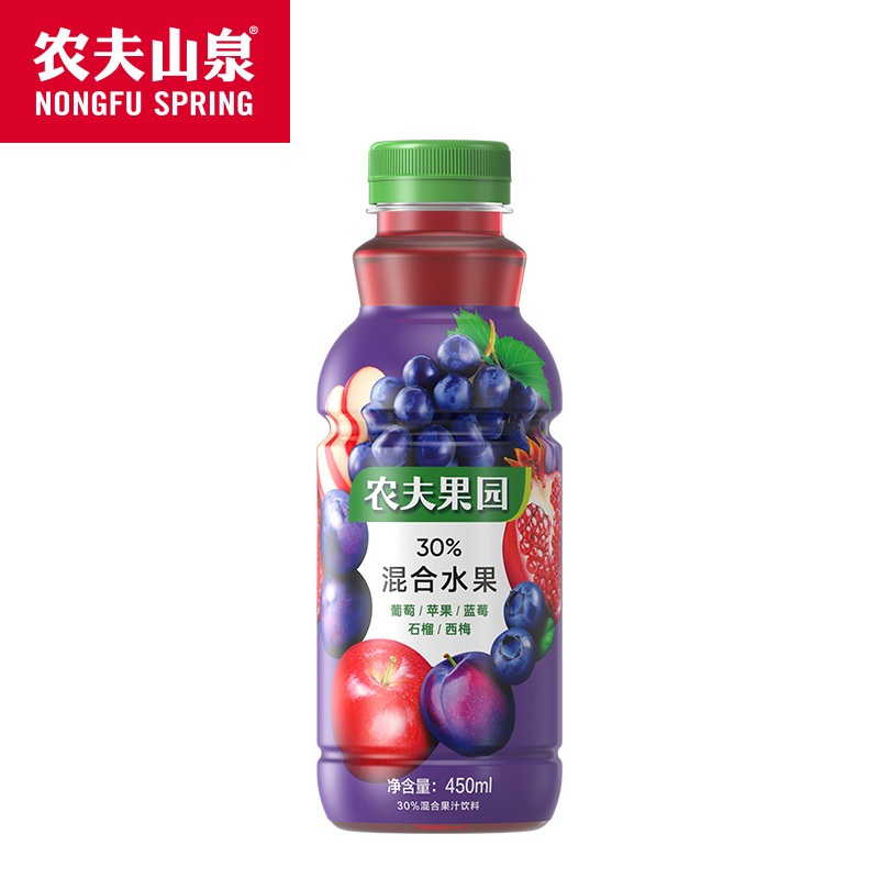 农夫山泉450果园30%葡萄