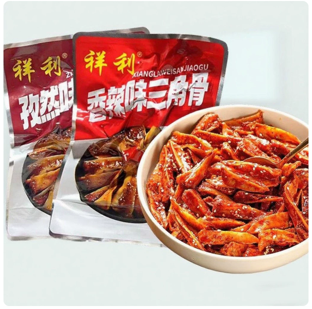 祥利孜然味三角骨50g