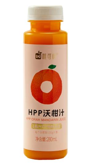 唯可鲜HPP沃柑汁280ml