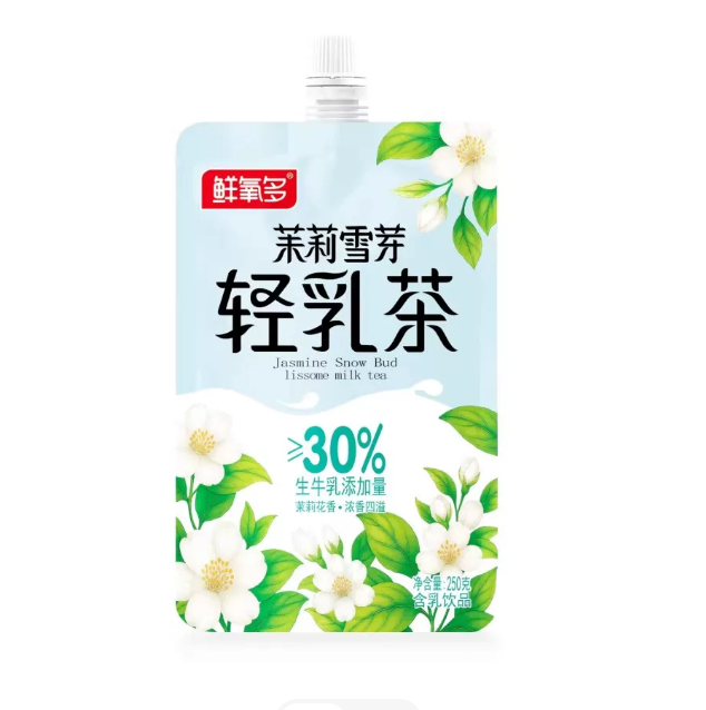 鲜氧多茉莉雪芽轻乳茶250g