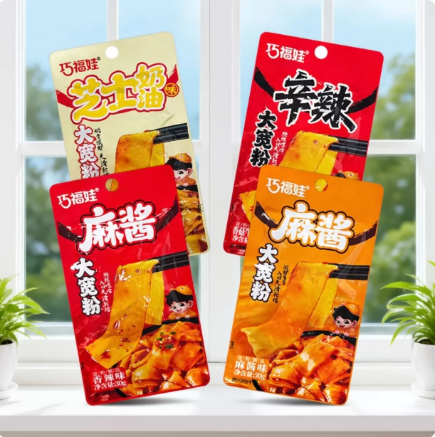 巧福娃麻酱大宽粉芝士奶油味30克