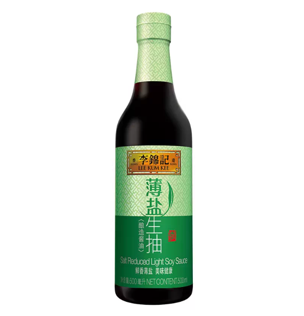 李锦记薄盐生抽500ml